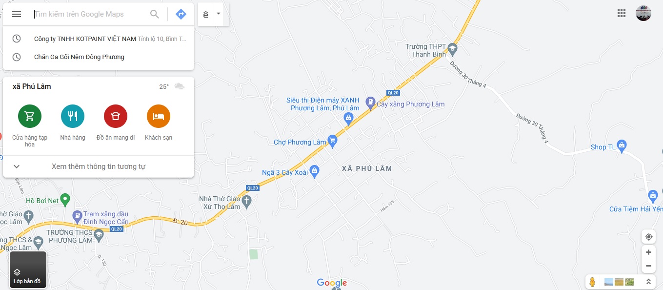 CỬA HÀNG HUY PHƯỢNG ( BẢN ĐỒ MAP )