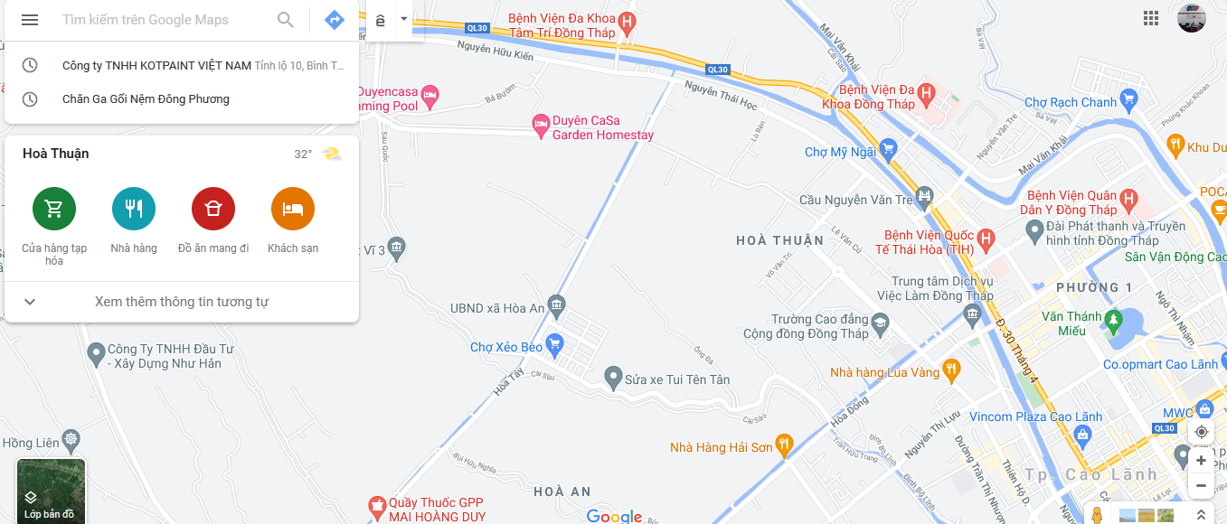 CỬA HÀNG THIỆN HƯNG ( BẢN ĐỒ MAP )